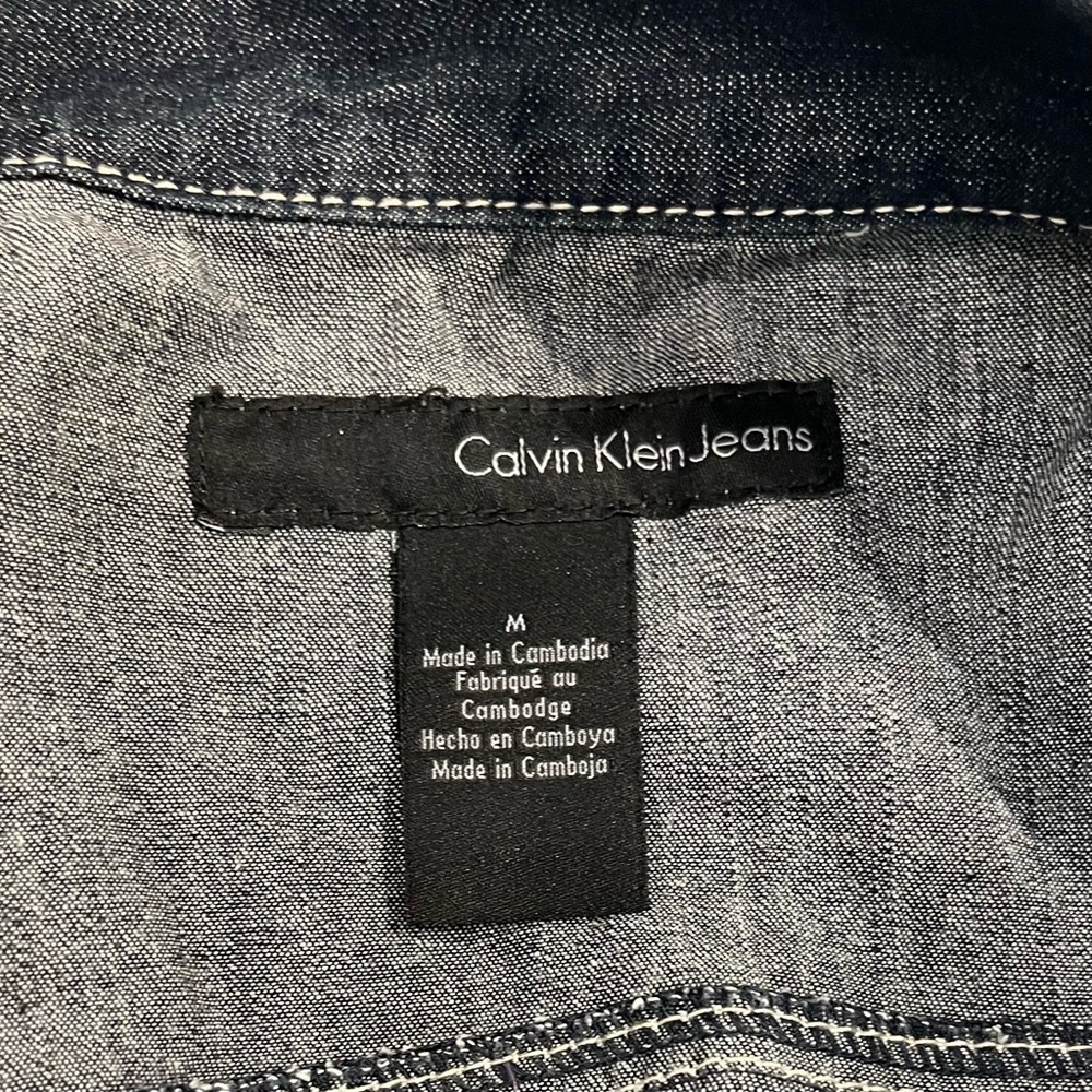 Calvin Klein Jeans Denim Jacket – Blue – Size M - Picture 3 of 4